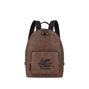 Etro Men Backpack With Paisley Jacquard Print